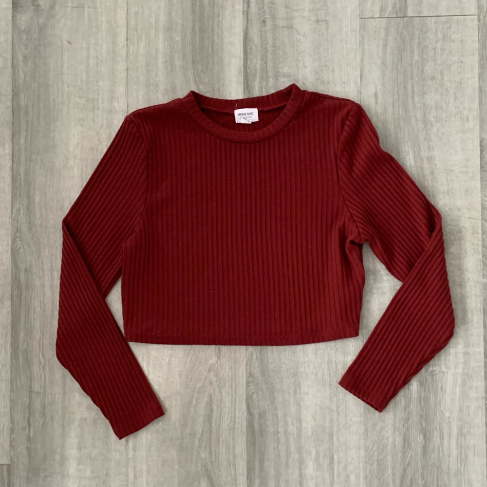 Womens Size XL Long sleeve Crop top